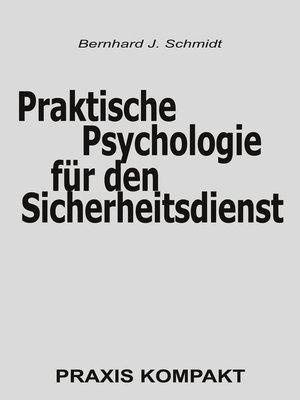cover image of Praktische Psychologie für den Sicherheitsdienst